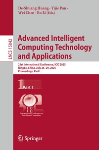 Enlarge image Cover: Advanced Intelligent Computing Technology and Applications - Springer