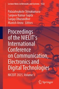 Abbildung von: Proceedings of the NIELIT's International Conference on Communication, Electronics and Digital Technologies - Springer Nature Switzerland AG