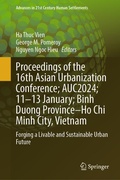 Bild: Proceedings of the 16th Asian Urbanization Conference; AUC2024; 11-13 January; Binh Duong Province-Ho Chi Minh City, Vietnam - Springer Nature Switzerland AG