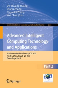 Enlarge image Cover: Advanced Intelligent Computing Technology and Applications - Springer