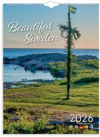 Abbildung von: Burde Wandkalender Beautiful Sweden 2026 - Burde Publishing AB