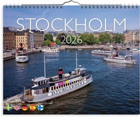 Abbildung von: Burde Wandkalender Stockholm 2026 - Burde Publishing AB