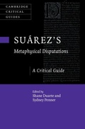 Cover: Suarez's Metaphysical Disputations - Cambridge University Press