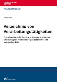 Abbildung von: Verzeichnis von Verarbeitungstätigkeiten - Fachmedien Recht und Wirtschaft