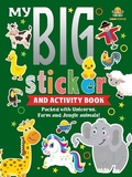 Cover: My Big Sticker And Activity Book - Packed with unicorns, farm and jungle animals! - Harper Fiction