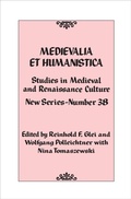 Cover: Medievalia et Humanistica, No. 38 - Rowman & Littlefield Publishers