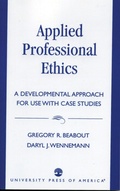 Cover: Applied Professional Ethics - University Press of America