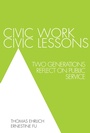 Cover: Civic Work, Civic Lessons - University Press of America