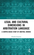 Cover: Legal and Cultural Dimensions in Arbitration Language - Routledge