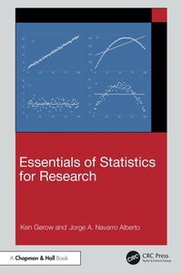 Enlarge image Cover: Essentials of Statistics for Research - Chapman and Hall
