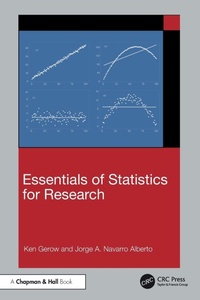 Enlarge image Cover: Essentials of Statistics for Research - CRC Press