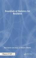 Cover: Essentials of Statistics for Research - CRC Press