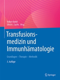 Abbildung von: Transfusionsmedizin und Immunhämatologie - Springer