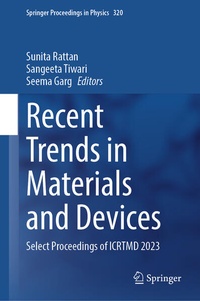 Enlarge image Cover: Recent Trends in Materials and Devices - Springer Nature Switzerland AG
