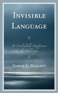 Cover: Invisible Language - Lexington Books