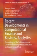 Cover: Recent Developments in Computational Finance and Business Analytics - Springer