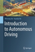 Cover: Introduction to Autonomous Driving - Springer