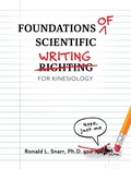 Cover: Foundations of Scientific Writing for Kinesiology - Cognella, Inc