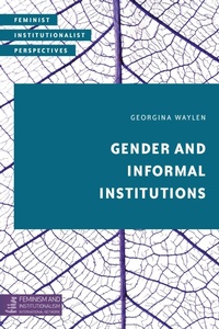 Enlarge image Cover: Gender and Informal Institutions - Rowman & Littlefield Publishers