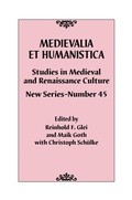 Cover: Medievalia et Humanistica, No. 45 - Rowman & Littlefield Publishers