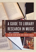 Cover: A Guide to Library Research in Music - Rowman & Littlefield Publishers