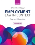 Cover: Employment Law in Context - OUP Oxford