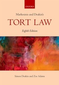 Cover: Markesinis & Deakin's Tort Law - OUP Oxford