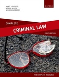 Cover: Complete Criminal Law - OUP Oxford