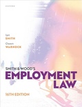 Cover: Smith & Wood's Employment Law - OUP Oxford