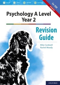 Enlarge image Cover: Psychology A Level Year 2: Revision Guide for AQA - OUP Oxford
