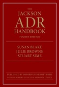 Cover: Jackson ADR Handbook - OUP Oxford