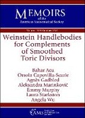 Cover: Weinstein Handlebodies for Complements of Smoothed Toric Divisors - American Mathematical Society