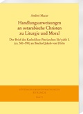 Cover: Handlungsanweisungen an ostarabische Christen zu Liturgie und Moral - Harrassowitz Verlag