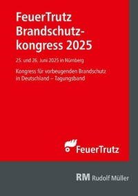 Bild vergrößern Bild: Tagungsband FeuerTrutz Brandschutzkongress 2025 - E-Book (PDF) - Rudolf Müller Verlag