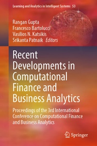Enlarge image Cover: Recent Developments in Computational Finance and Business Analytics - Springer