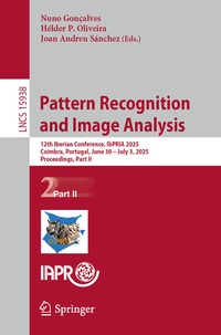Abbildung von: Pattern Recognition and Image Analysis - Springer