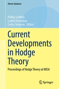 Abbildung von: Current Developments in Hodge Theory - Springer