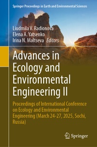 Abbildung von: Advances in Ecology and Environmental Engineering II - Springer
