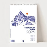 Abbildung von: Chiemgauer Alpen, Wandkalender 2026, Monatskalender, A4 - Nova MD