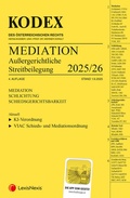 Cover: KODEX Mediation 2025/26 - LexisNexis Verlag ARD ORAC GmbH