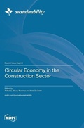 Cover: Circular Economy in the Construction Sector - MDPI AG