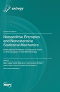 Cover: Nonadditive Entropies and Nonextensive Statistical Mechanics - MDPI AG
