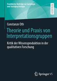 Abbildung von: Theorie und Praxis von Interpretationsgruppen - Springer VS