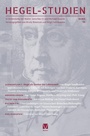 Cover: Hegel-Studien Band 58 - Meiner