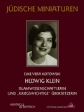 Cover: Hedwig Klein - Hentrich und Hentrich Verlag Berlin