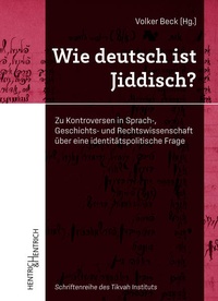 Enlarge image Cover: Wie deutsch ist Jiddisch? - Hentrich und Hentrich Verlag Berlin
