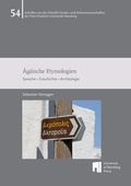 Cover: &Auml;g&auml;ische Etymologien - University of Bamberg Press