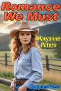 Cover: Romance We Must (Mostly Happy Endings, #34) - DopplerPress