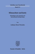 Abbildung von: Klimaschutz und Justiz - Duncker & Humblot