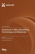 Cover: Advances in Mine Backfilling Technology and Materials - MDPI AG